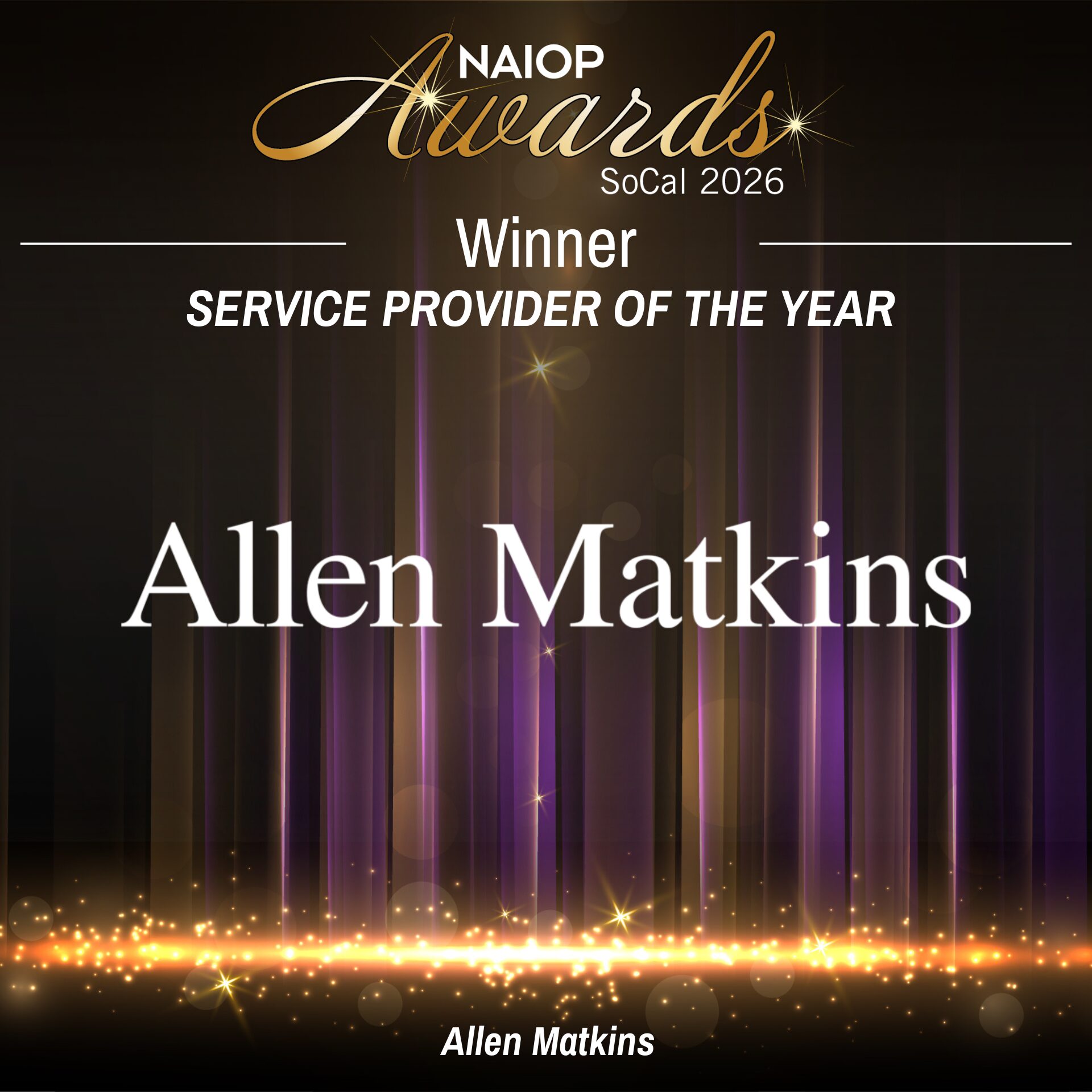 Service Provider - Allen Matkins