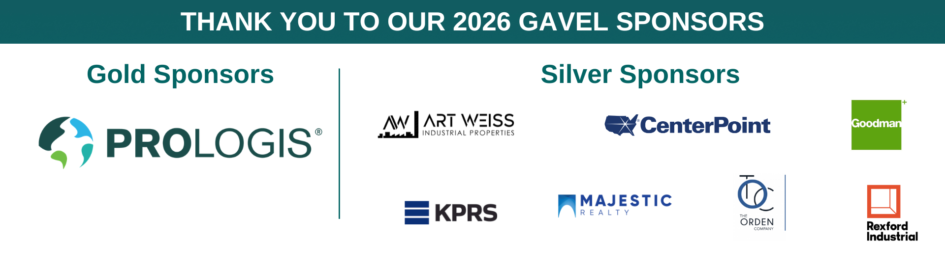 2026 Gavel Sponsor Footer