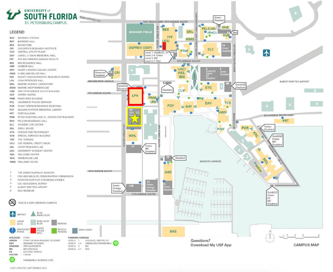 USF Parking Map
