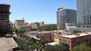 A photo of downtown St. Pete, a beautiful place full of small businesses in need of marketing agencies.