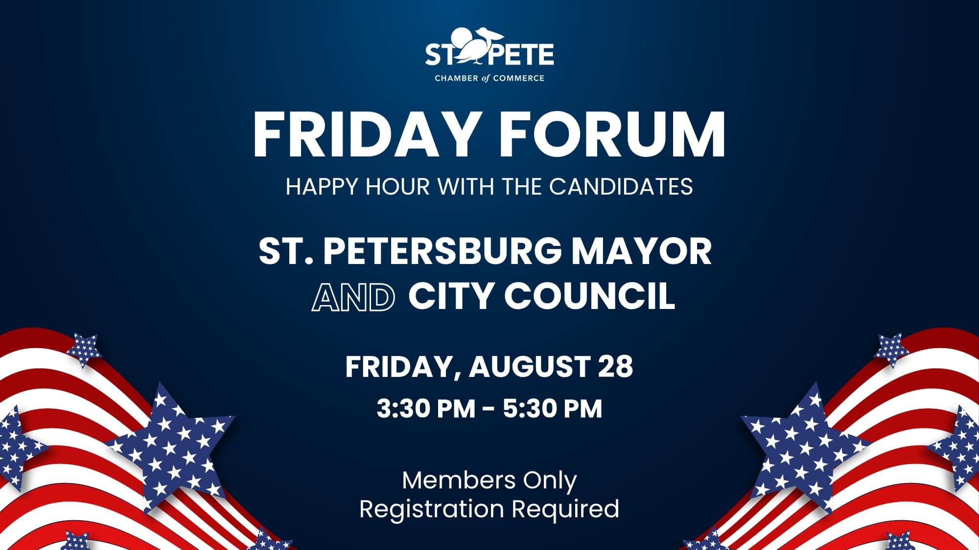 Friday Forum Happy Hour with the Candidates
