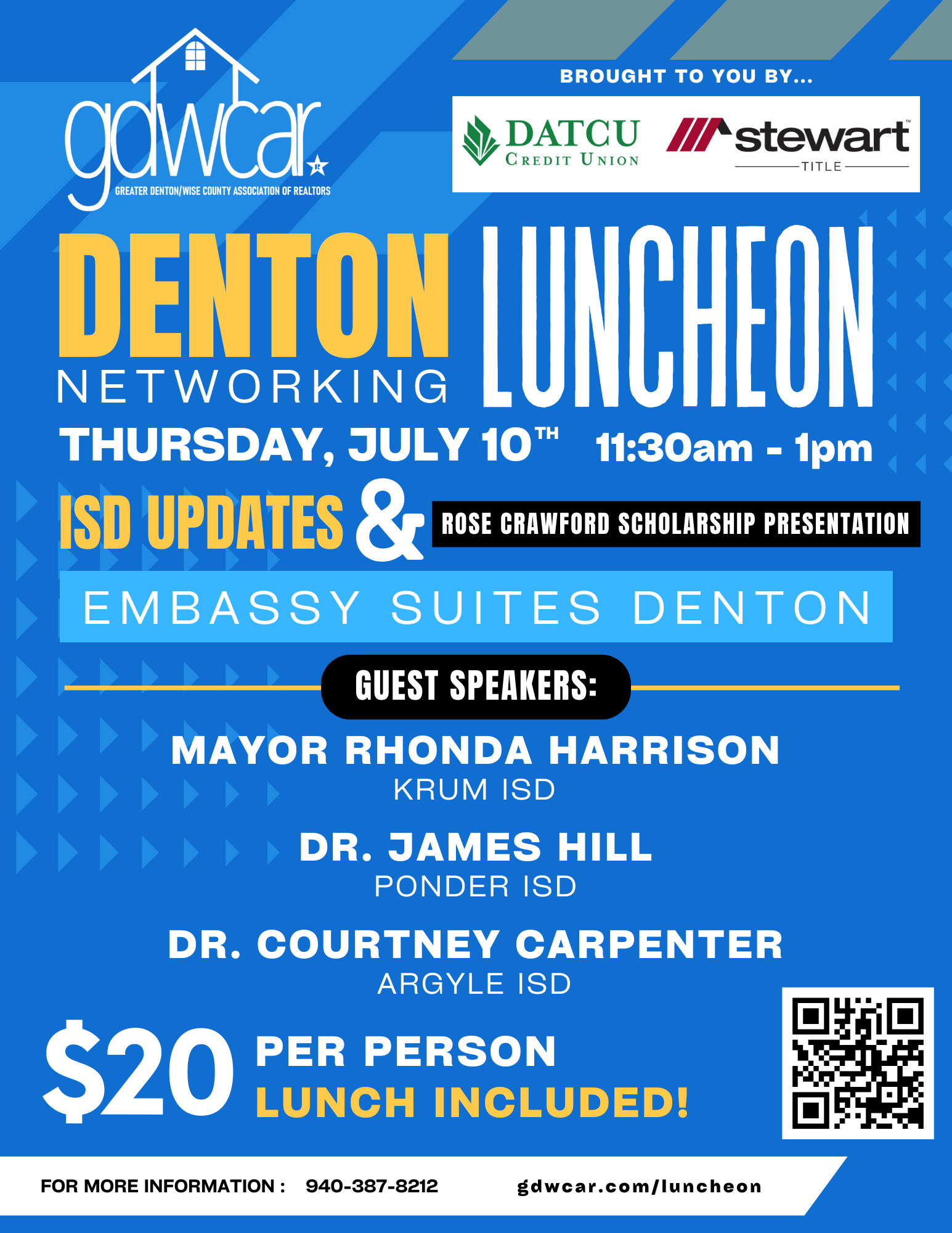 FLYER 7-10 Denton Luncheon
