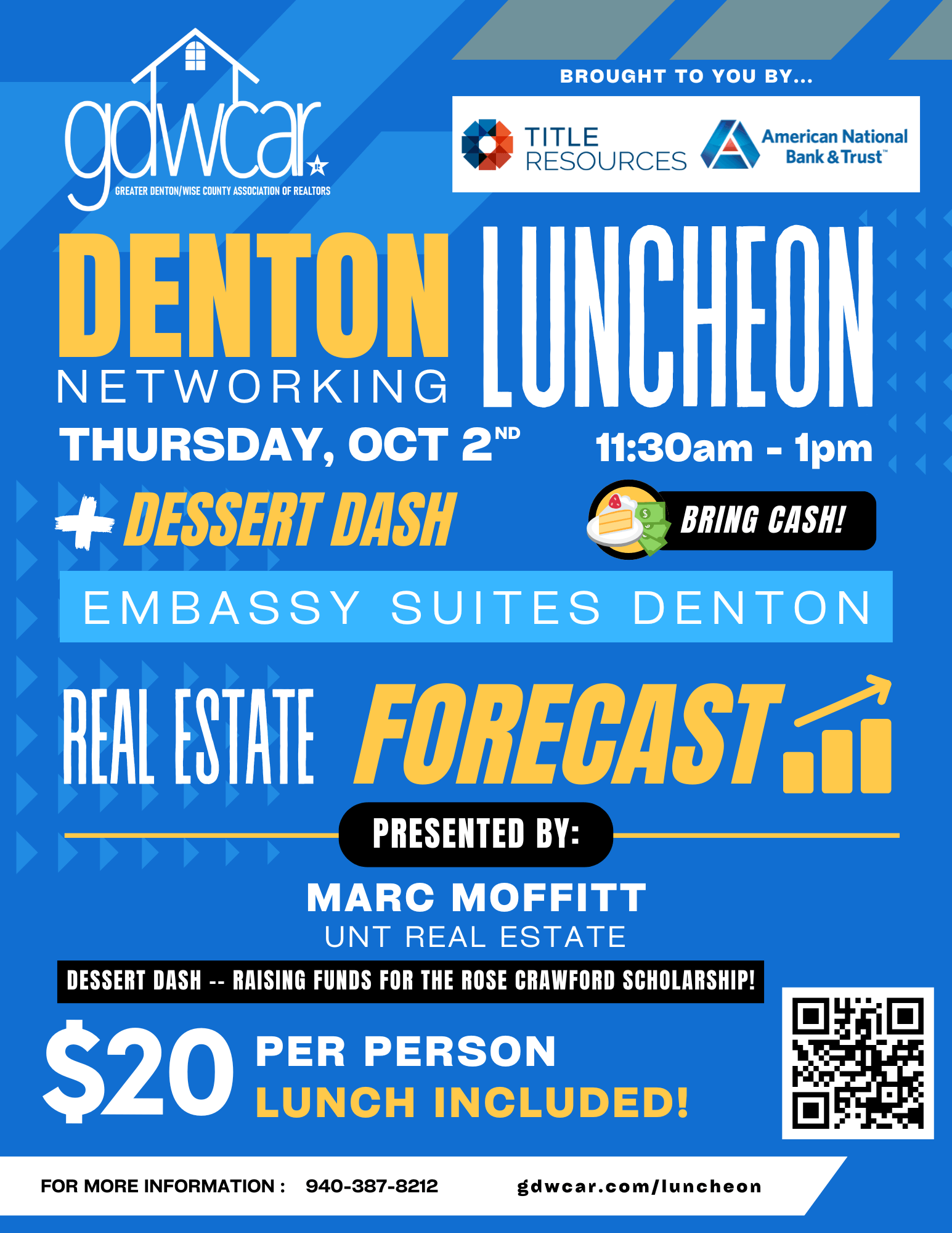 FLYER 10-2 Denton Luncheon