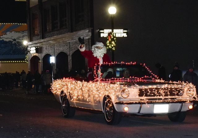 holiday light parade