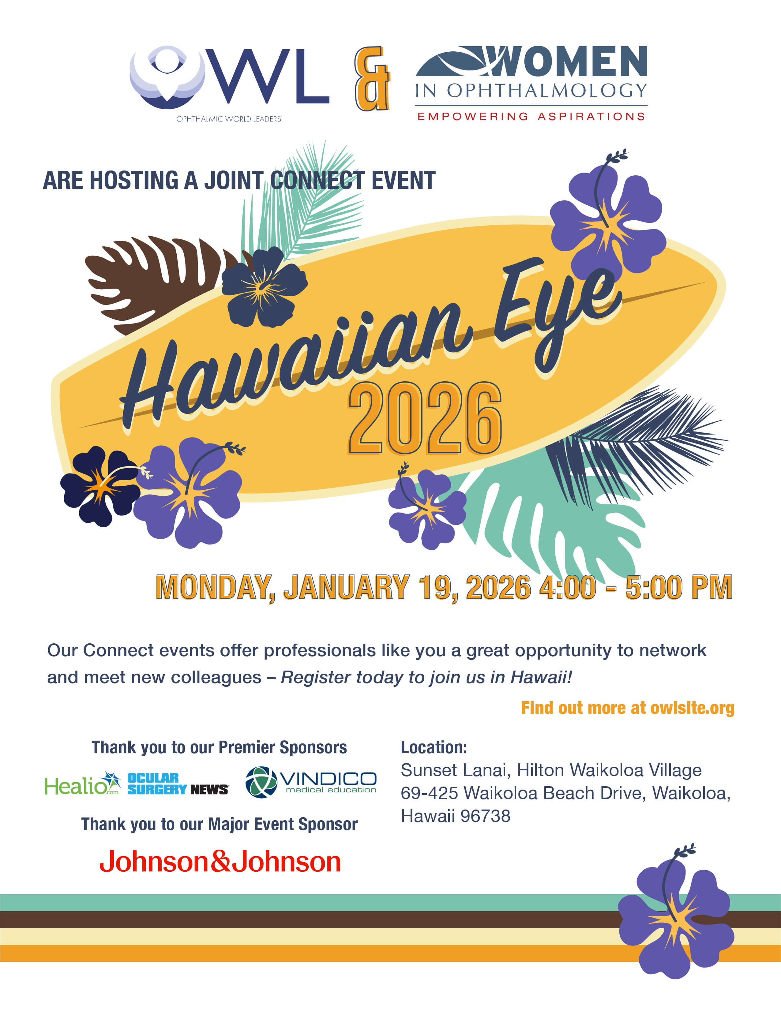 OWL & WIO Connect Event at Hawaiian Eye - Jan 19, 2026