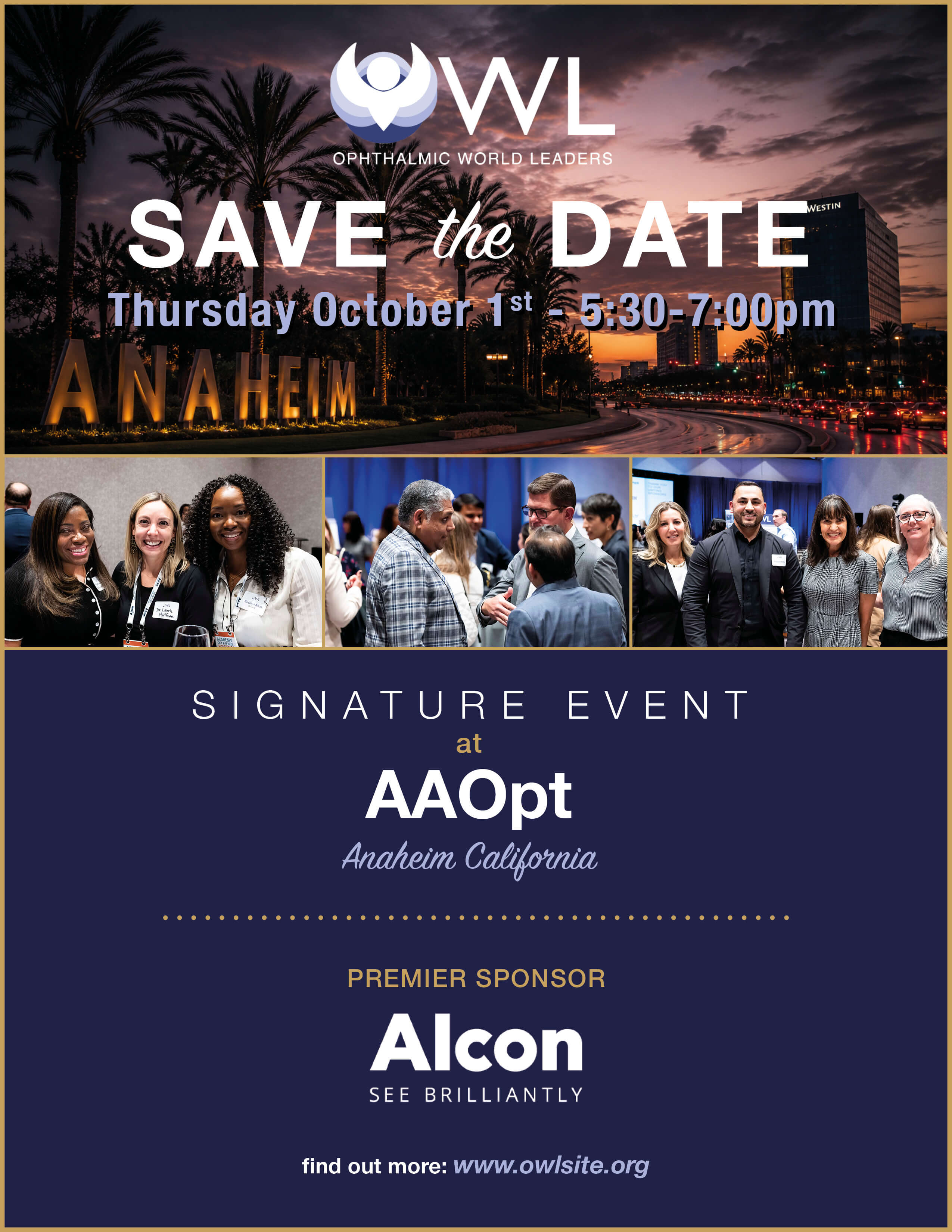 OWL Signature Event at AAOpt in Anaheim California, October 1, 2026
