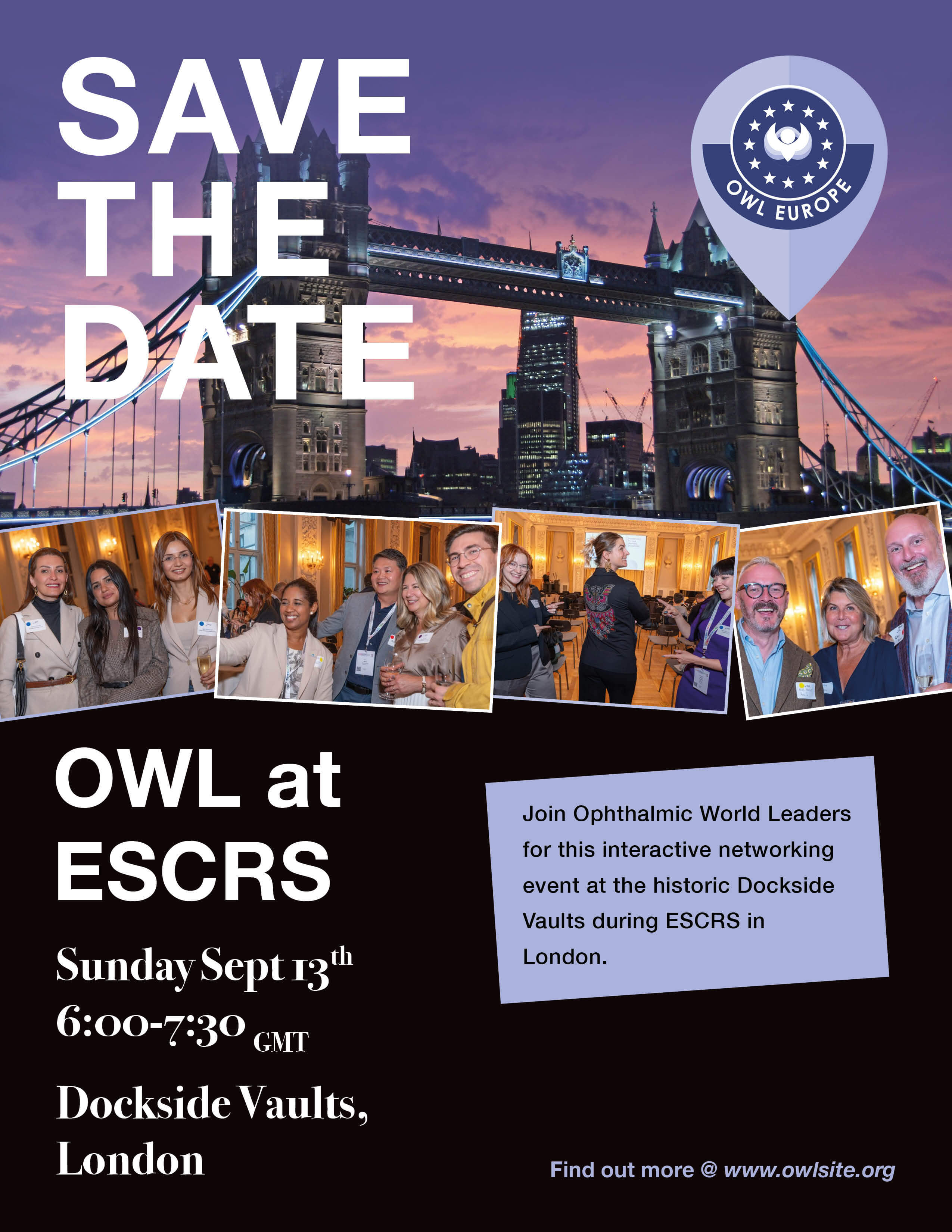 OWL Signature Event at ESCRS in London, September 13, 2026