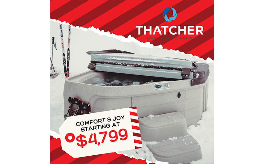 Thatcher Pools & Spas comfort and joy starting at $4,799