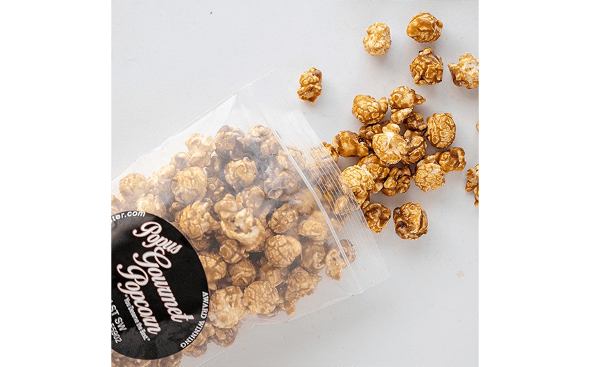 Popus Gourmet Popcorn caramel popcorn