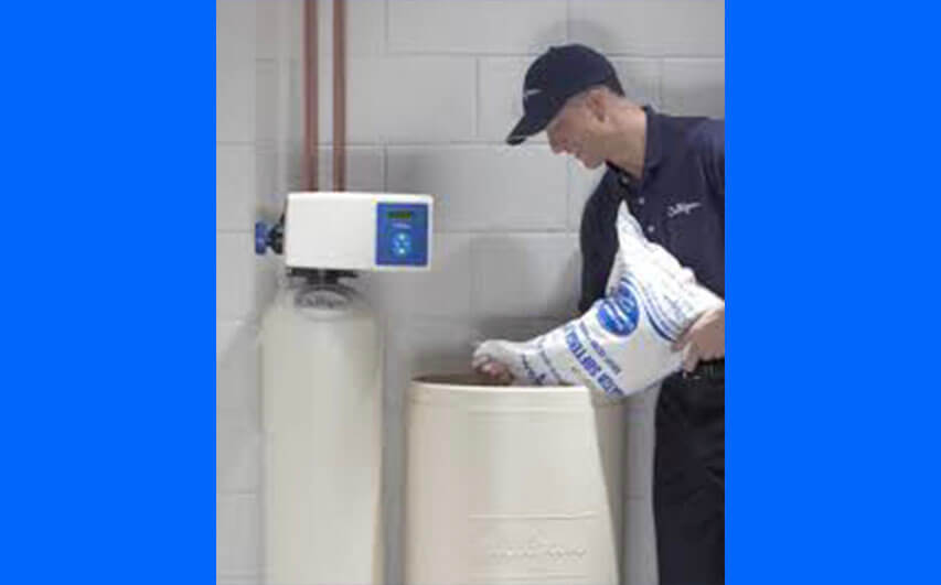 Image of Culligan Representative Delivering Salt