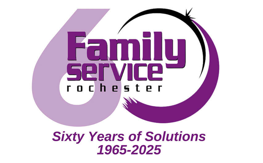 Family Service Rochester 60 Year Anniversary Logo