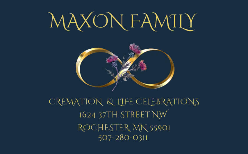 Logo for Maxon Family Cremation & Life Celebrations
