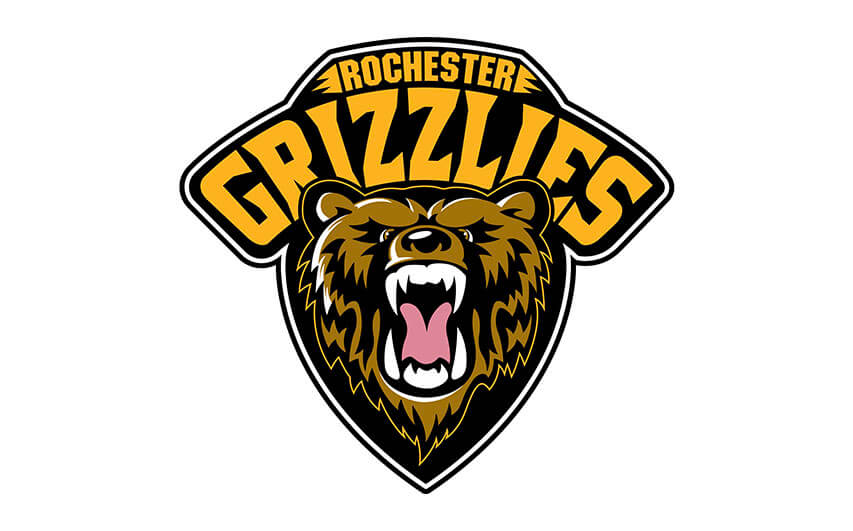 Logo for Rochester Grizzlies