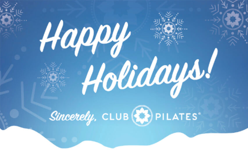 Happy Holidays from Club Pilates