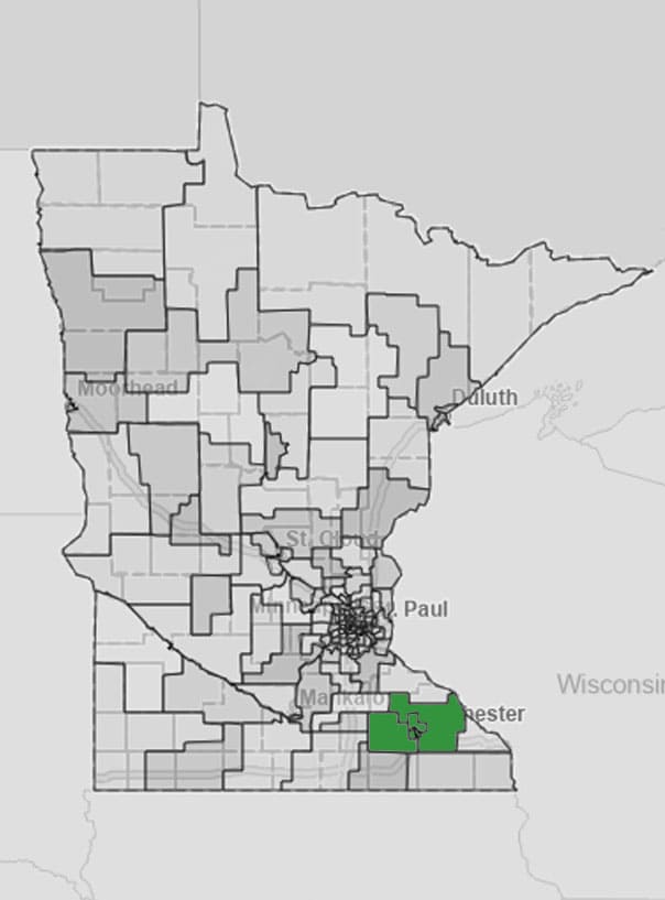 Map of State Representative Districts