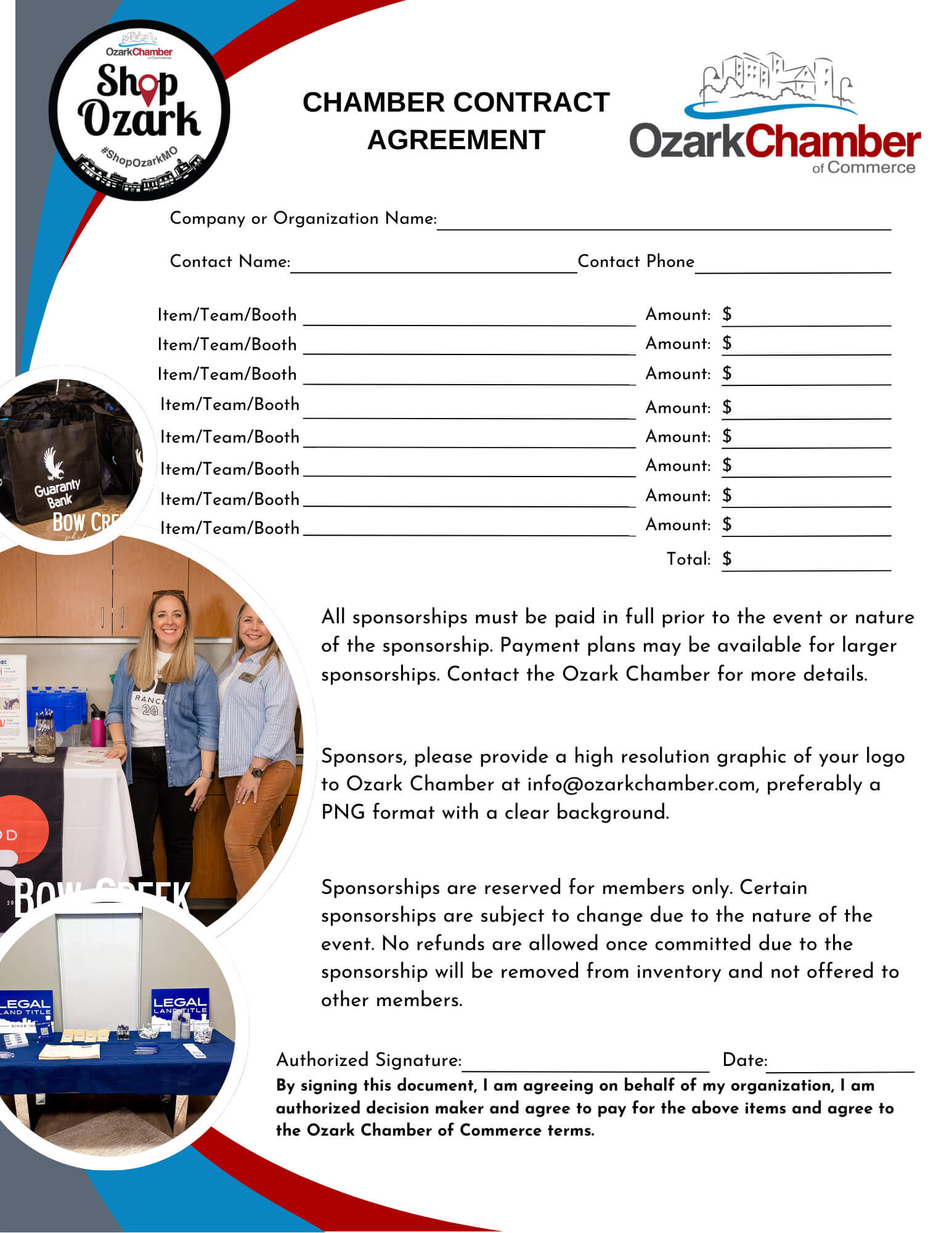 2026 Chamber Contract