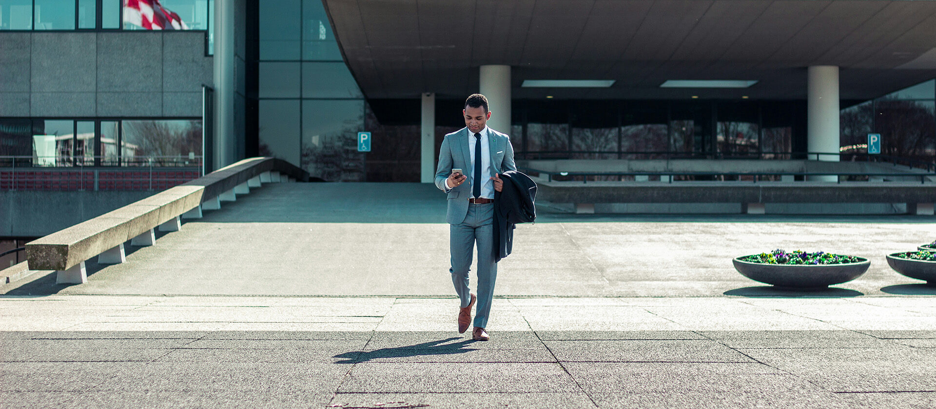 man on phone