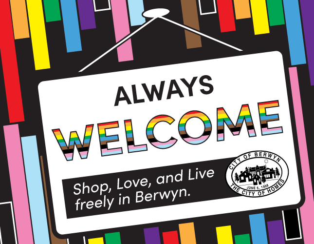 Always Welcome Sign in English