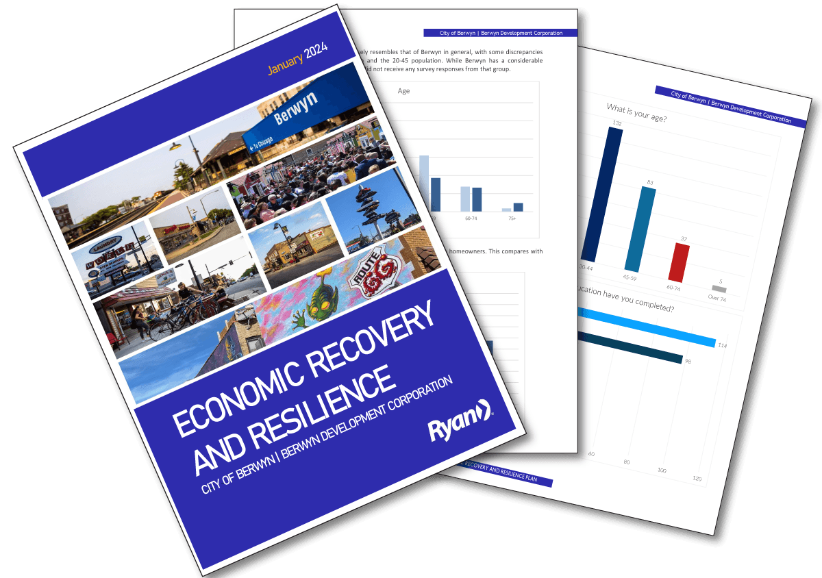 Cover of Berwyn Economic Recovery and Resilience Plan
