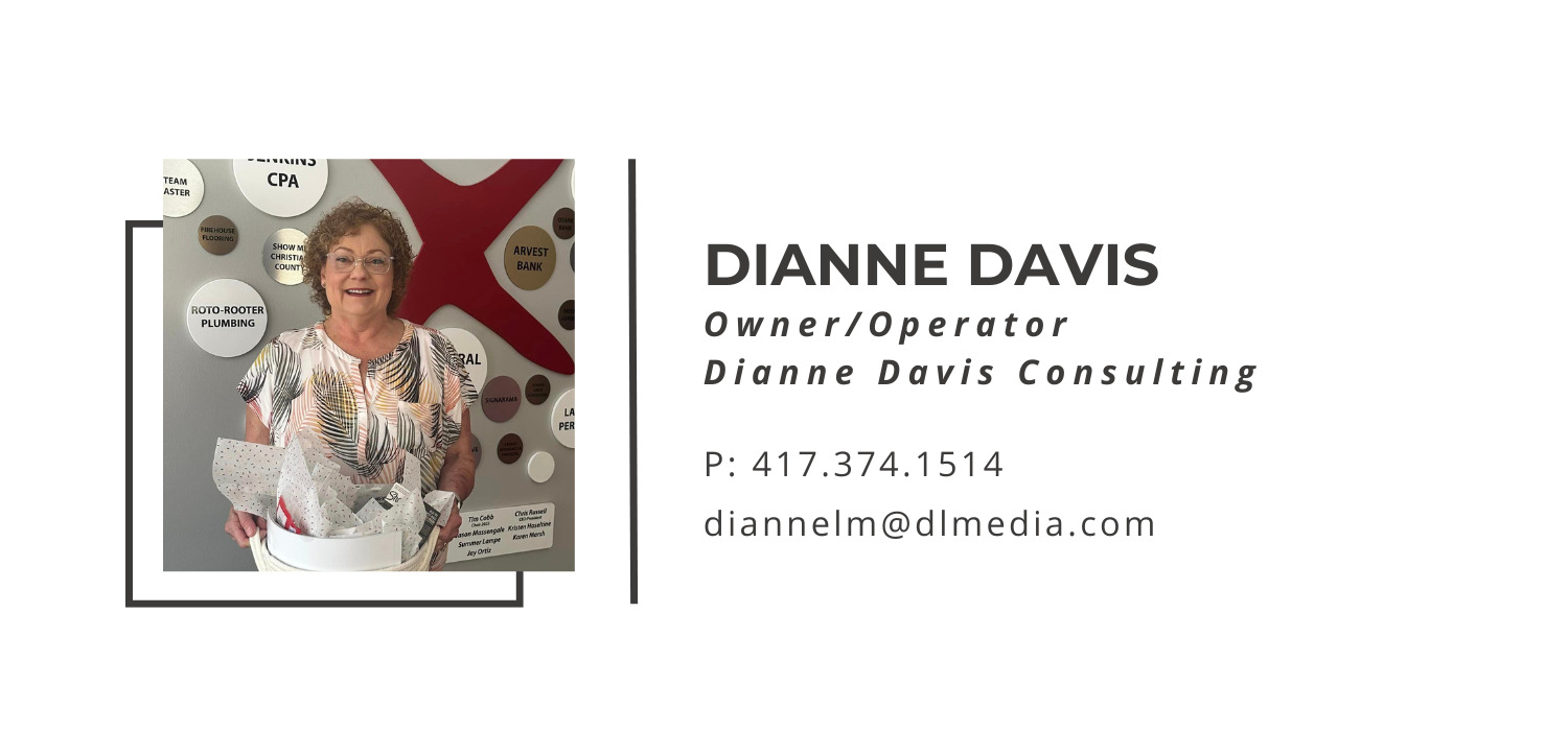 Dianne Davis volunteer card