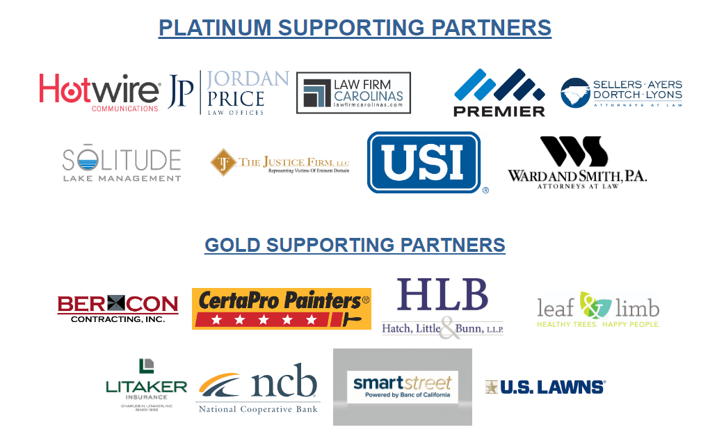 2024 Platinum and Gold supporting partners