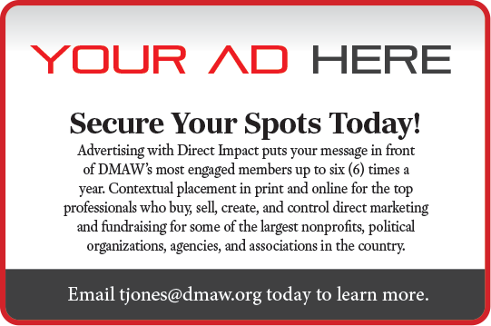 Your Ad Here: email tjones@dmaw.org