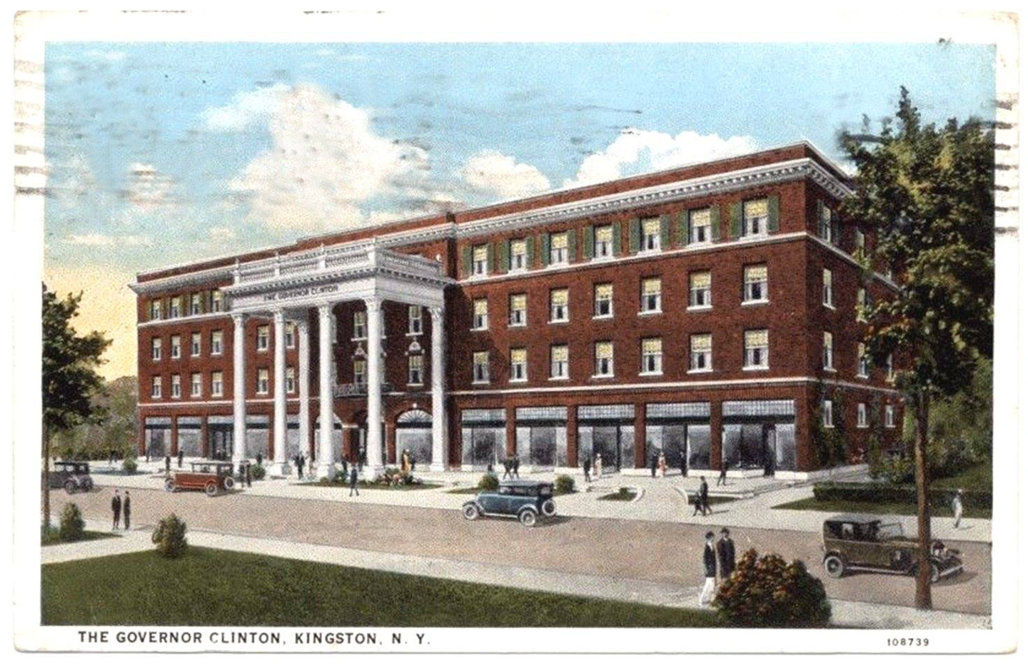 The former Governor Clinton Hotel is at 1 Albany Ave., Kingston