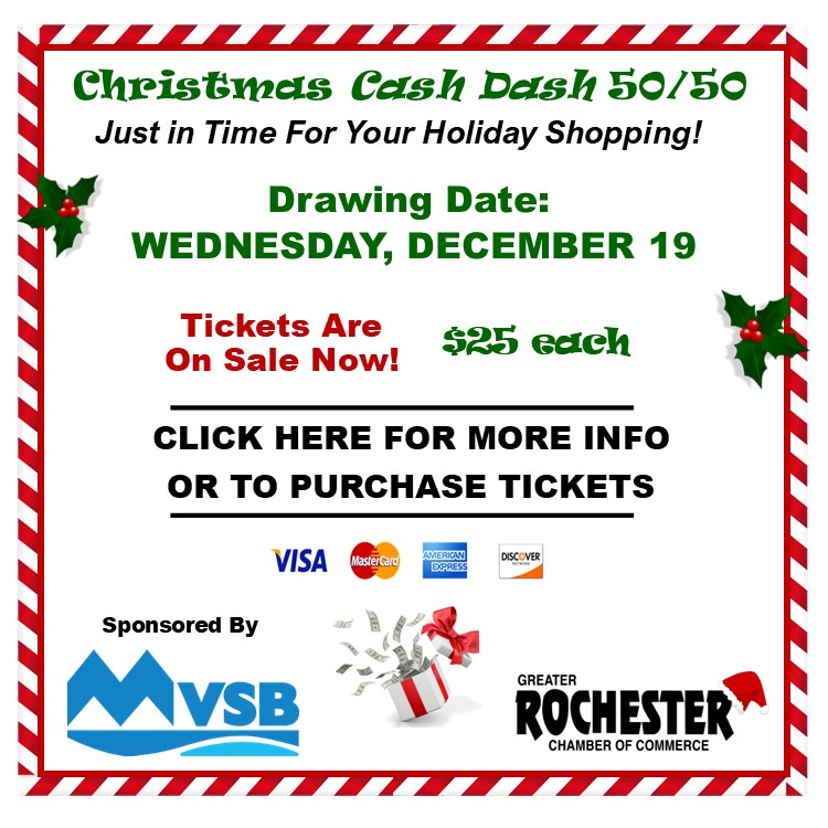 2025 Christmas Cash Dash 50/50