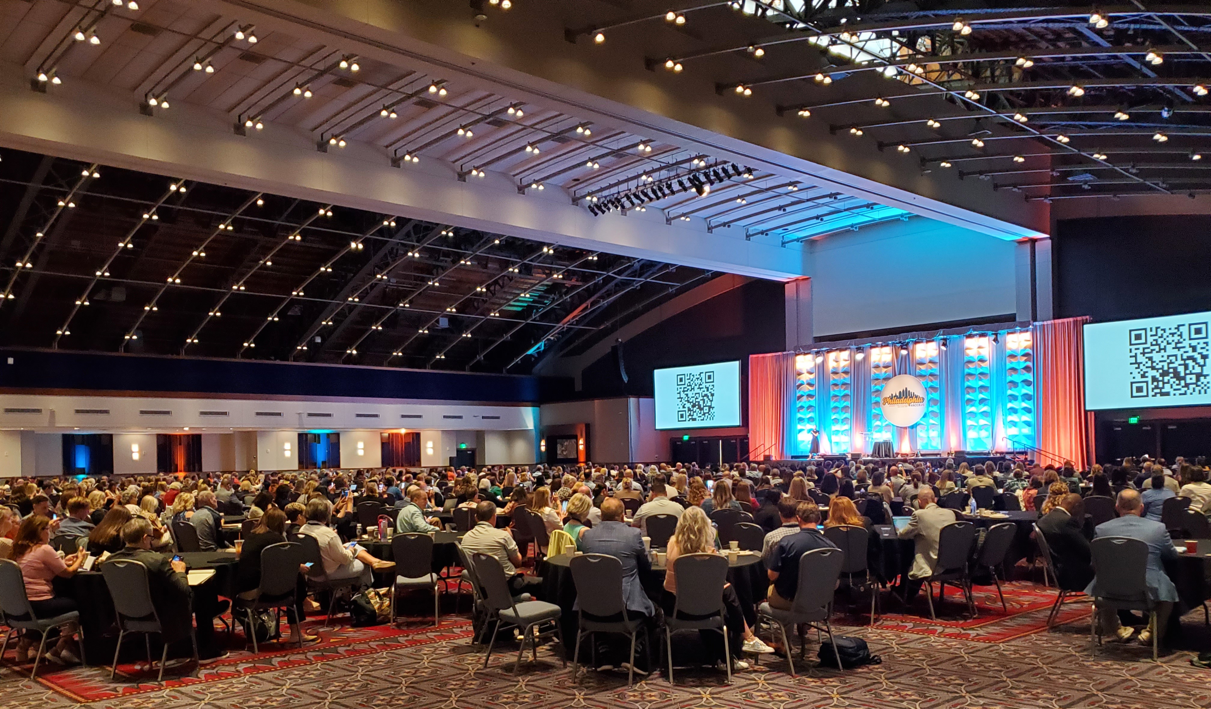 Main conference stage