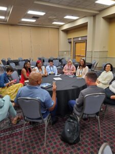 small conference group