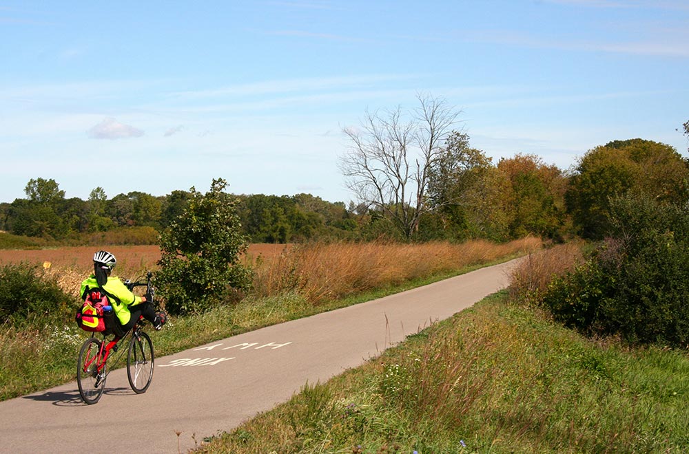 Biking on Badger