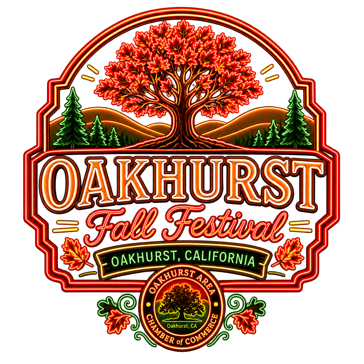 Logo for Oakhurst fall festival