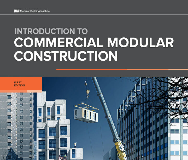 guidebook cover: introduction to commercial modular build