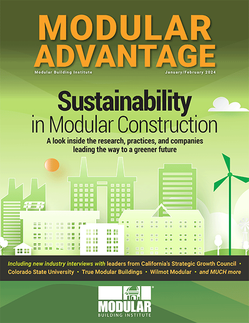 January/February 2024 issue of MBI's Modular Advantage magazine