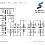 St Margaret's Place Plan d'étage construit par Synergy Modular