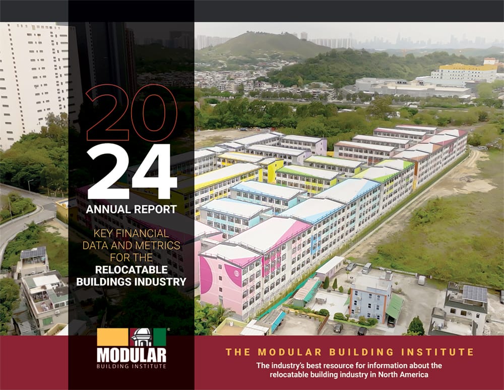 MBI's 2024 annual report for the relocatable buildings industry