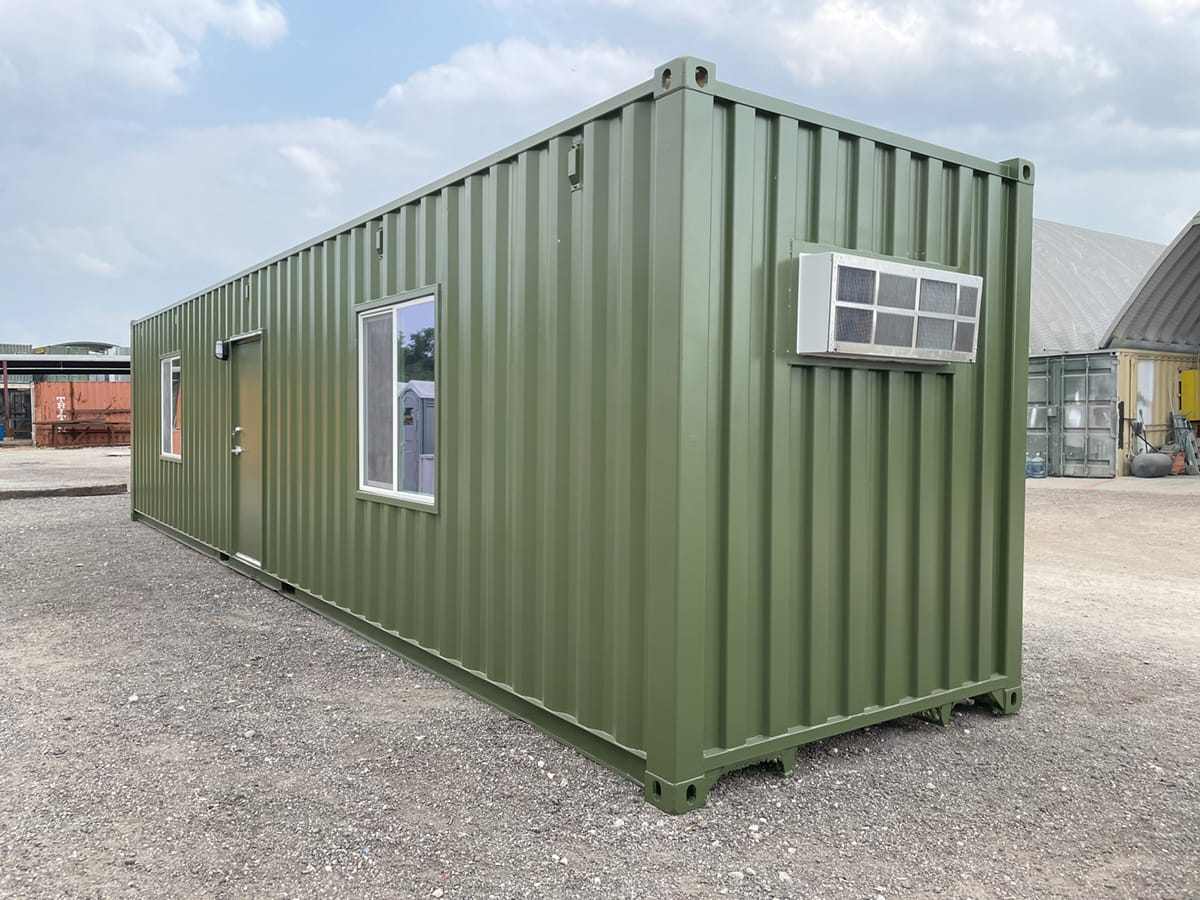 relocatable office used for construction sites