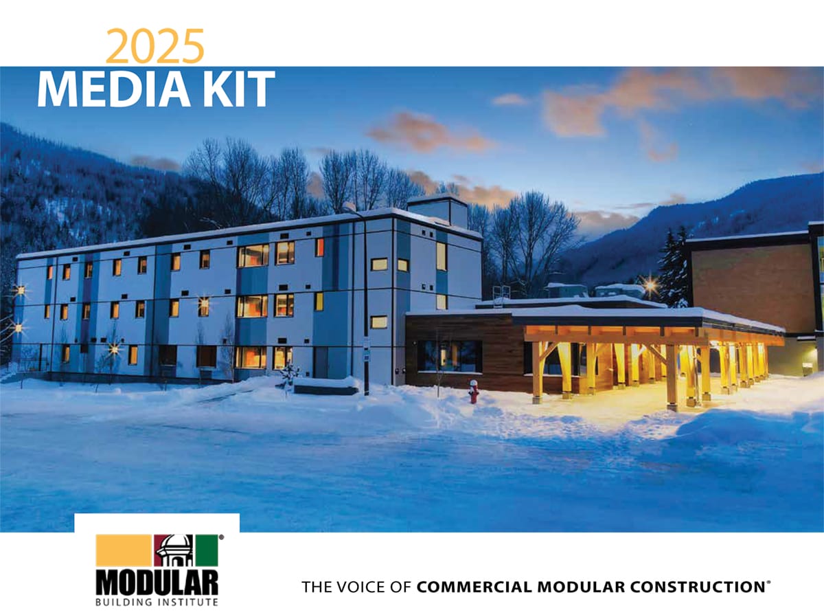 Kit de prensa y tarifas publicitarias del Modular BUilding Institute