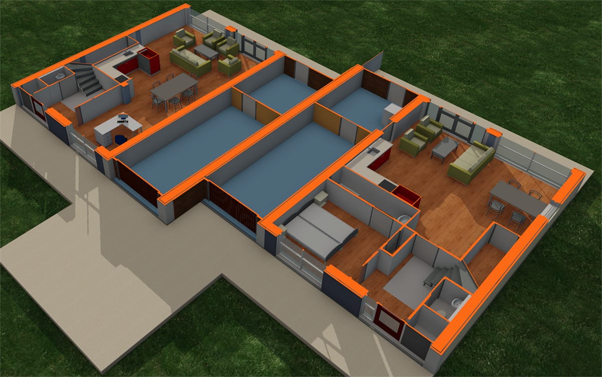 True Modular Buildings Orange Kit