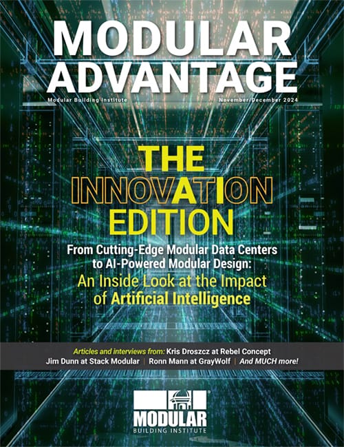 Nov/Dec 2024 issue of MBI's Modular Advantage magazine