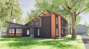 the Mariposa container home in Ohio