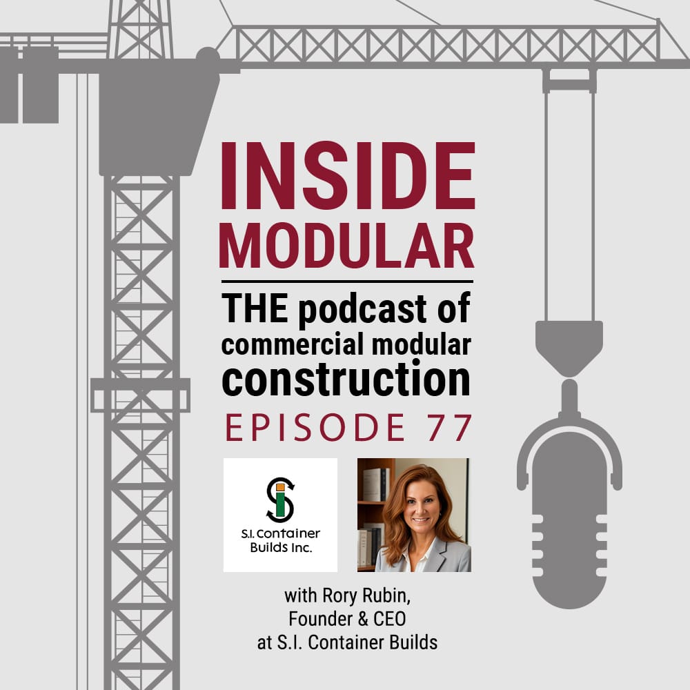 Podcast de l'Institut de la construction modulaire "Inside Modular" avec Rory Rubin