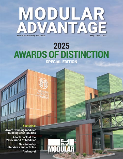 Edição de maio/junho de 2025 da revista Modular Advantage da MBI