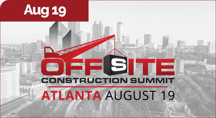 Offsite Construction Summit em Atlanta, GA, 19 de agosto de 2025