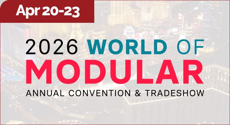 In 2026, World of Modular returns to Las Vegas, April 20-23