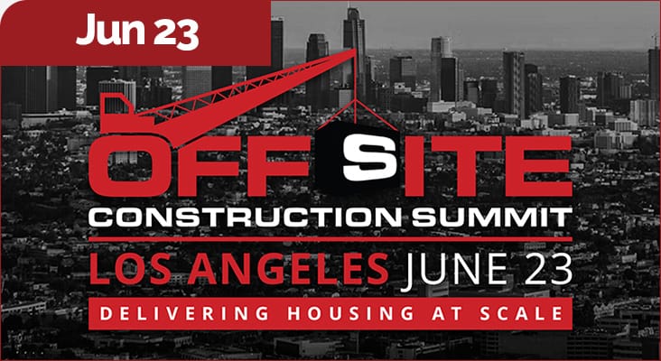 MBI is sponsoring the Offsite Construction Summit in Los Angeles on June 23, 2026
