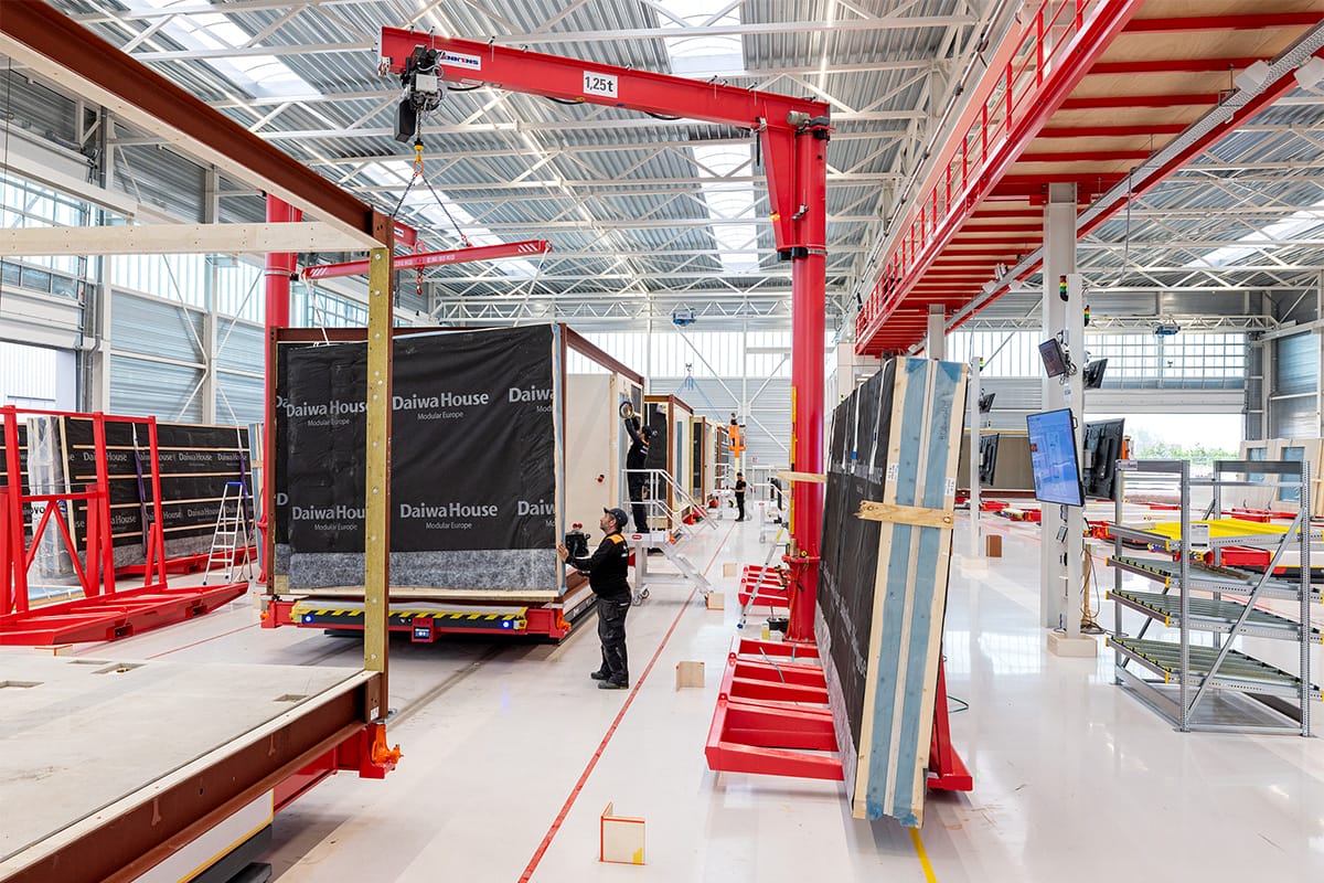 Daiwa House factory tour at World of Modular Europe in Amsterdam