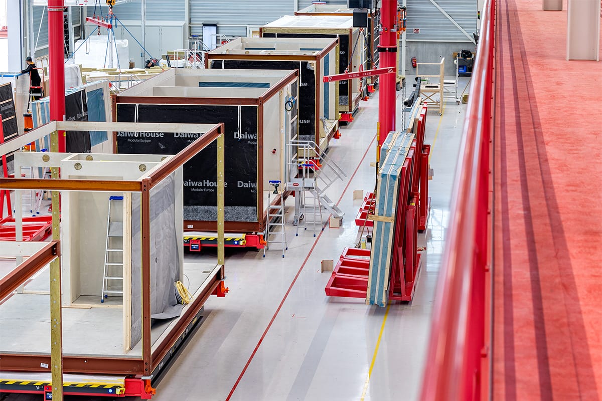 Daiwa House factory tour at World of Modular Europe in Amsterdam