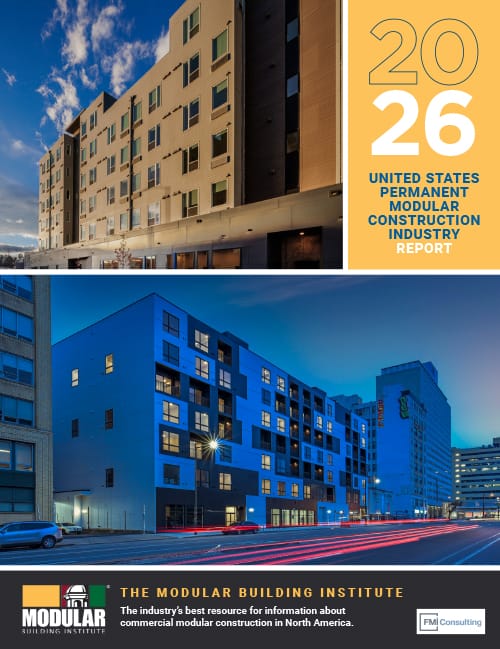 Modular Building Institute's 2026 Permanent Modular Construction Industry Report