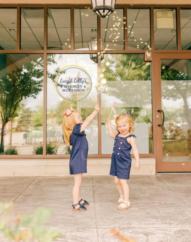 Emily Roper &amp; Mallory Greubel, Founders &amp; Co-Owners, Lucy &amp; Lolly’s Whimsy Workshop (pictured: mini-muses, Lucy &amp; Lolly
www.lucylollywhimsy.com